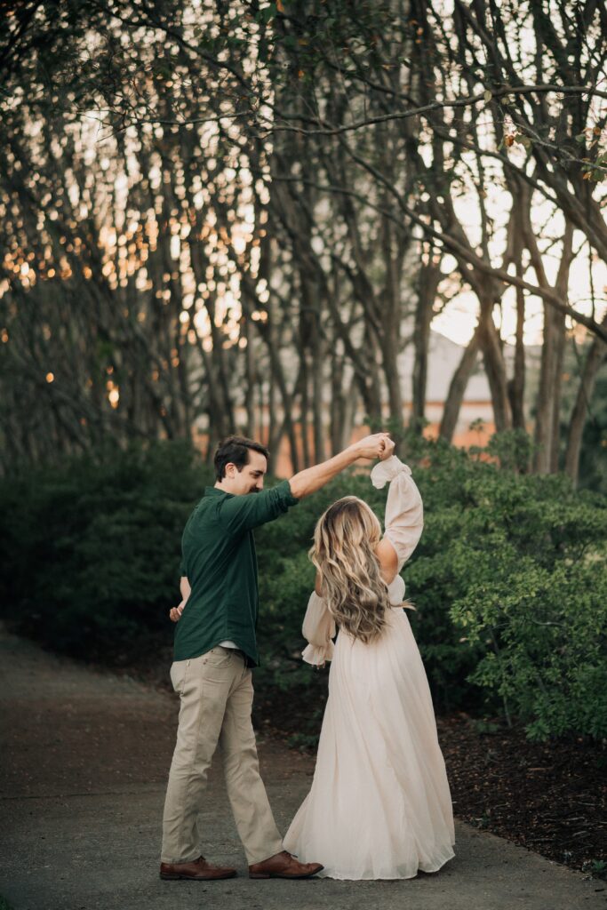 Winter Engagement Photography at Arsenal Park in Baton Rouge, Louisiana