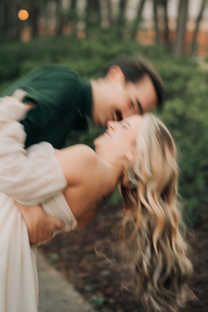 Winter Engagement Photography at Arsenal Park in Baton Rouge, Louisiana