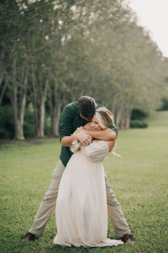 Winter Engagement Photography at Arsenal Park in Baton Rouge, Louisiana