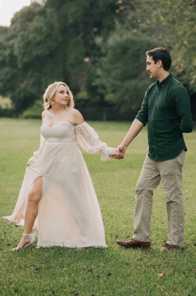 Winter Engagement Photography at Arsenal Park in Baton Rouge, Louisiana