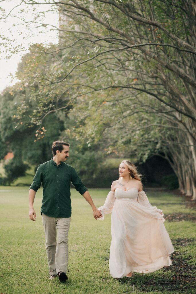 Winter Engagement Photography at Arsenal Park in Baton Rouge, Louisiana
