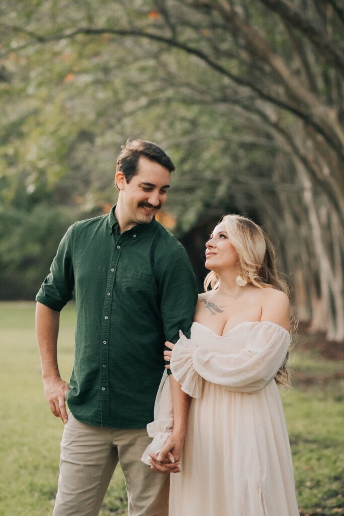 Winter Engagement Photography at Arsenal Park in Baton Rouge, Louisiana