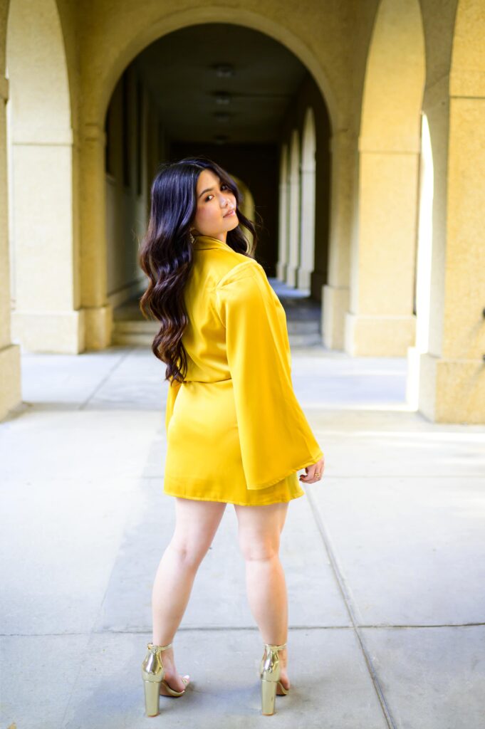 LSU Senior Photos in the Quad on LSU Campus in Baton Rouge, Louisiana