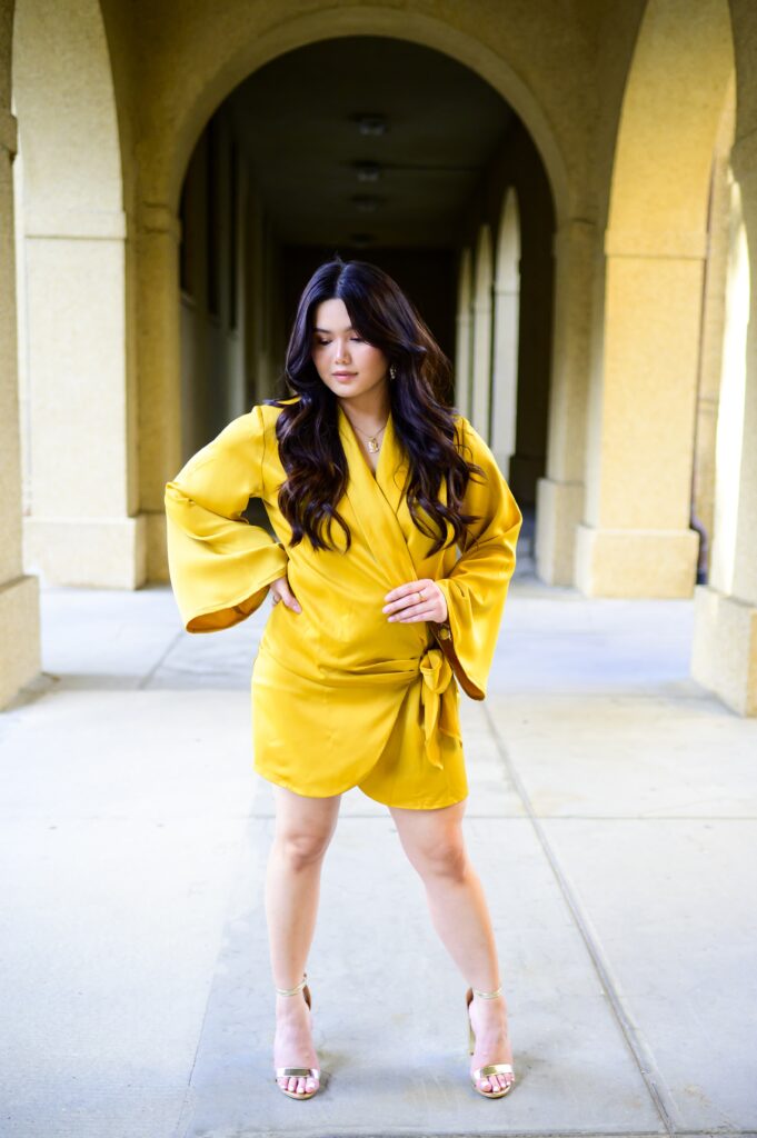 LSU Senior Photos in the Quad on LSU Campus in Baton Rouge, Louisiana