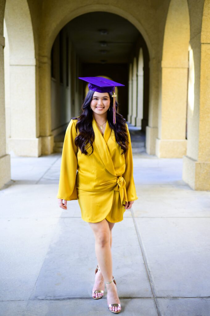 LSU Senior Photos in the Quad on LSU Campus in Baton Rouge, Louisiana