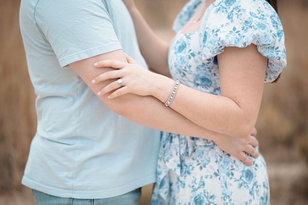 Engagement Portraits at the Sand Dunes in Covington Louisiana