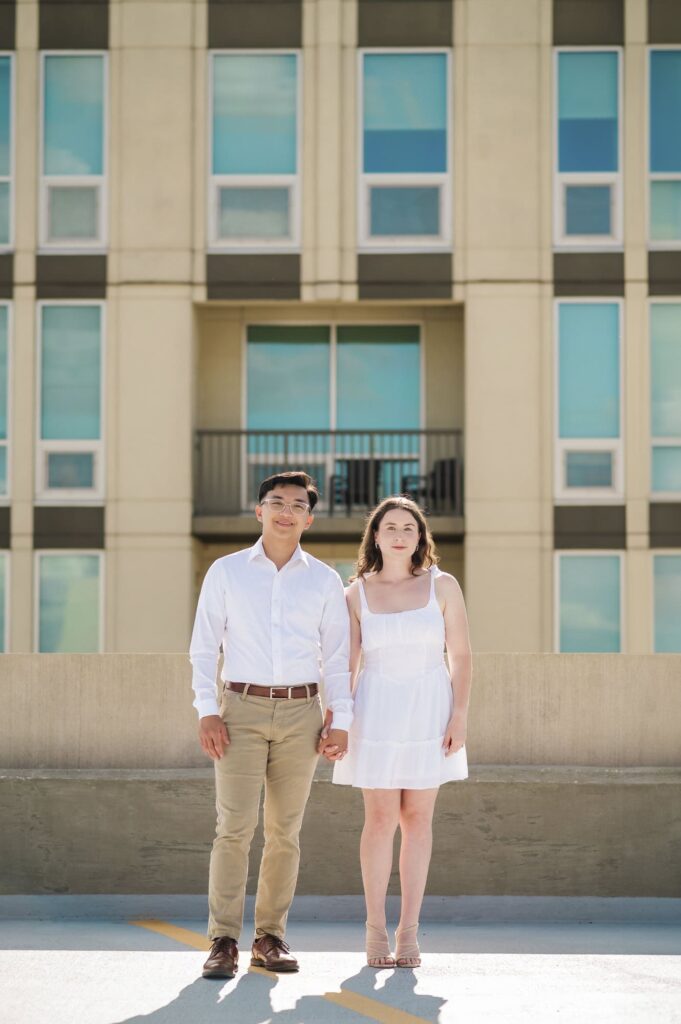 Engagement Portraits in Downtown Baton Rouge, Louisiana
