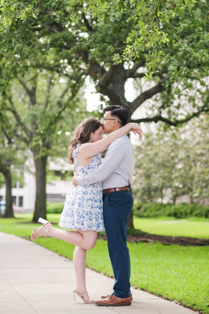 Engagement Portraits in Downtown Baton Rouge, Louisiana