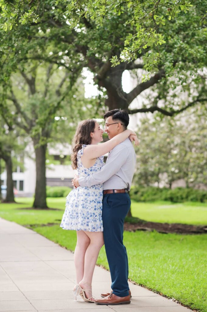 Engagement Portraits in Downtown Baton Rouge, Louisiana