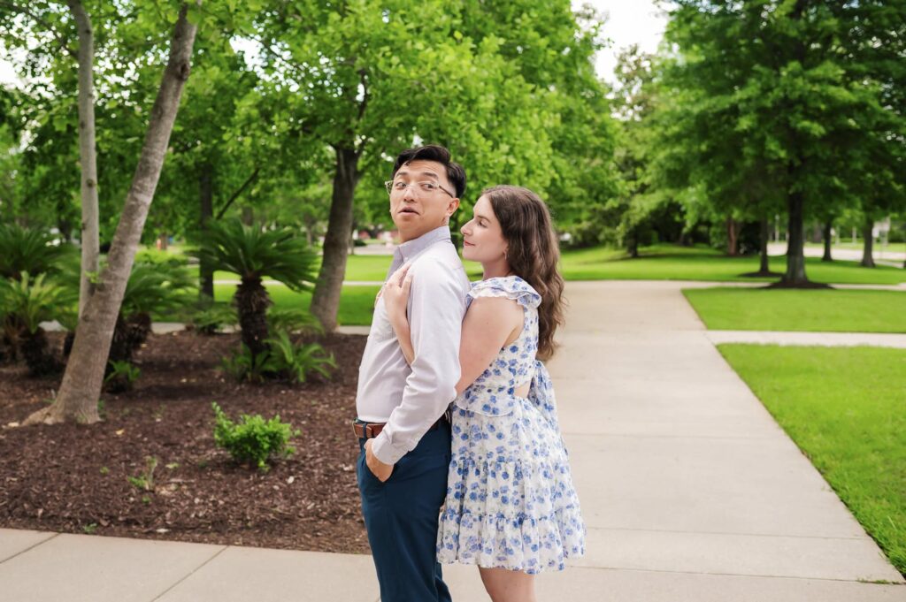 Engagement Portraits in Downtown Baton Rouge, Louisiana