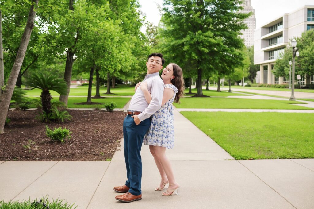 Engagement Portraits in Downtown Baton Rouge, Louisiana