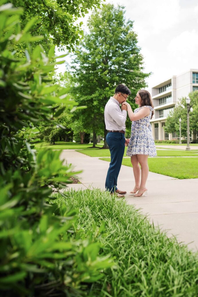 Engagement Portraits in Downtown Baton Rouge, Louisiana