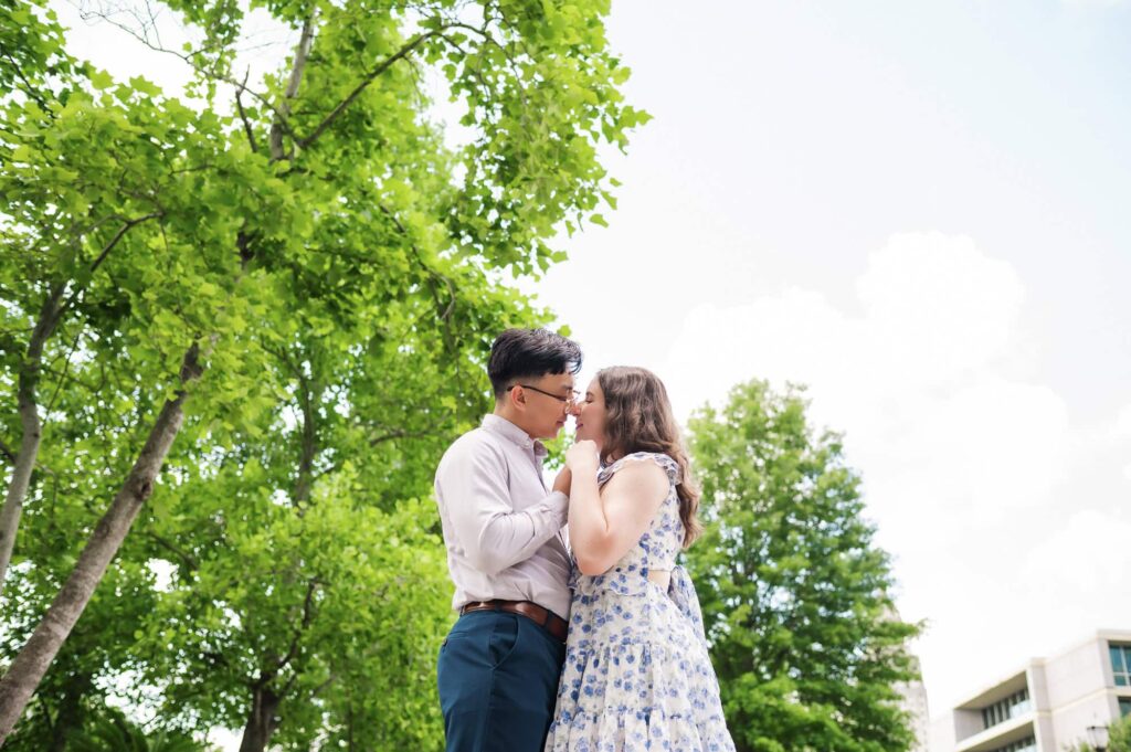 Engagement Portraits in Downtown Baton Rouge, Louisiana