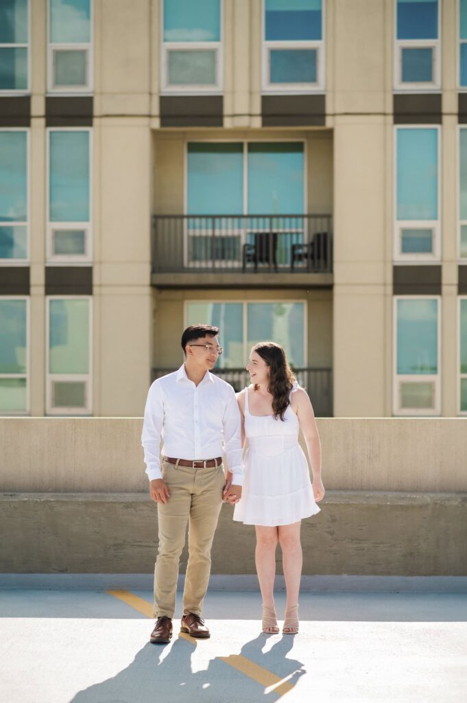 Engagement Portraits in Downtown Baton Rouge, Louisiana
