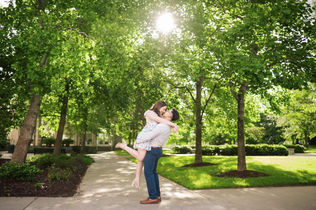 Engagement Portraits in Downtown Baton Rouge, Louisiana