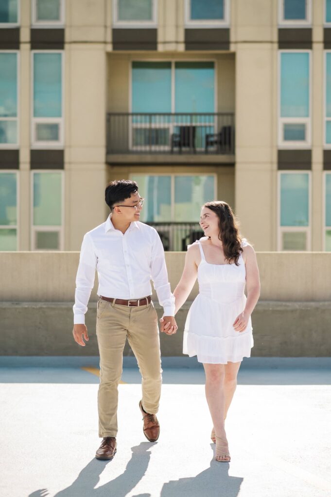 Engagement Portraits in Downtown Baton Rouge, Louisiana