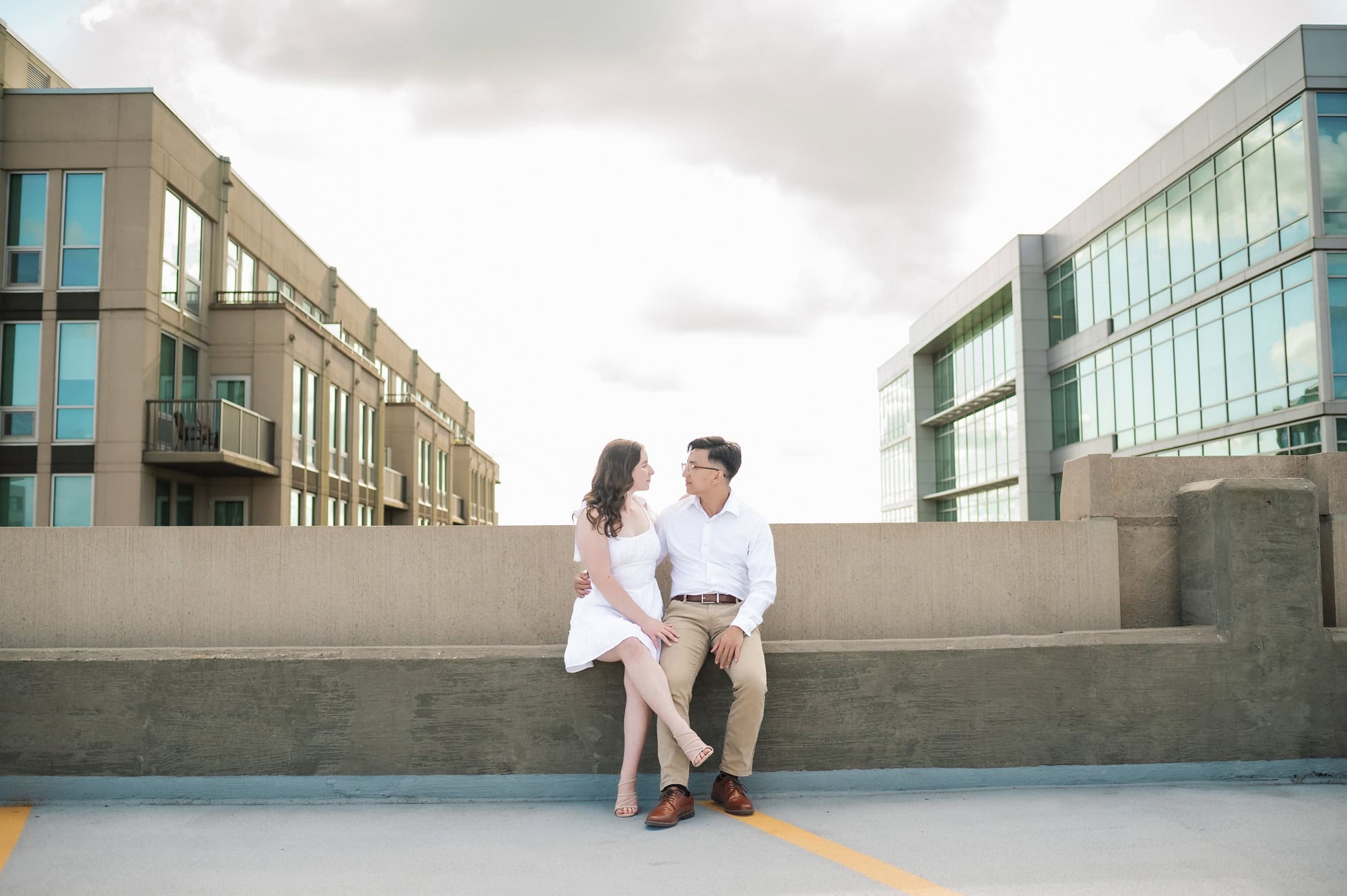 Engagement Portraits in Downtown Baton Rouge, Louisiana