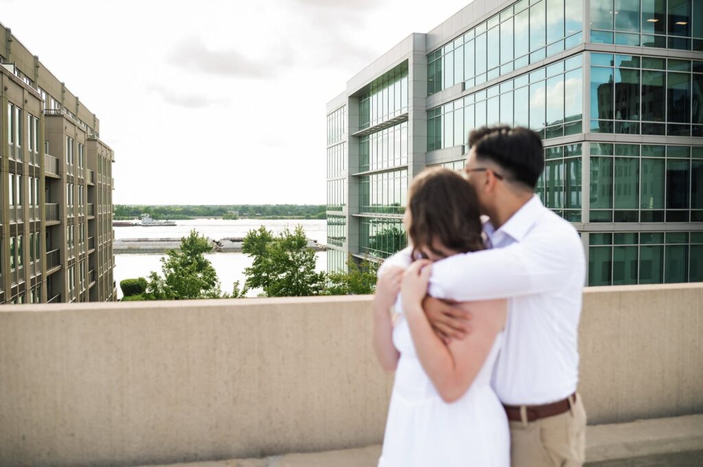 Engagement Portraits in Downtown Baton Rouge, Louisiana