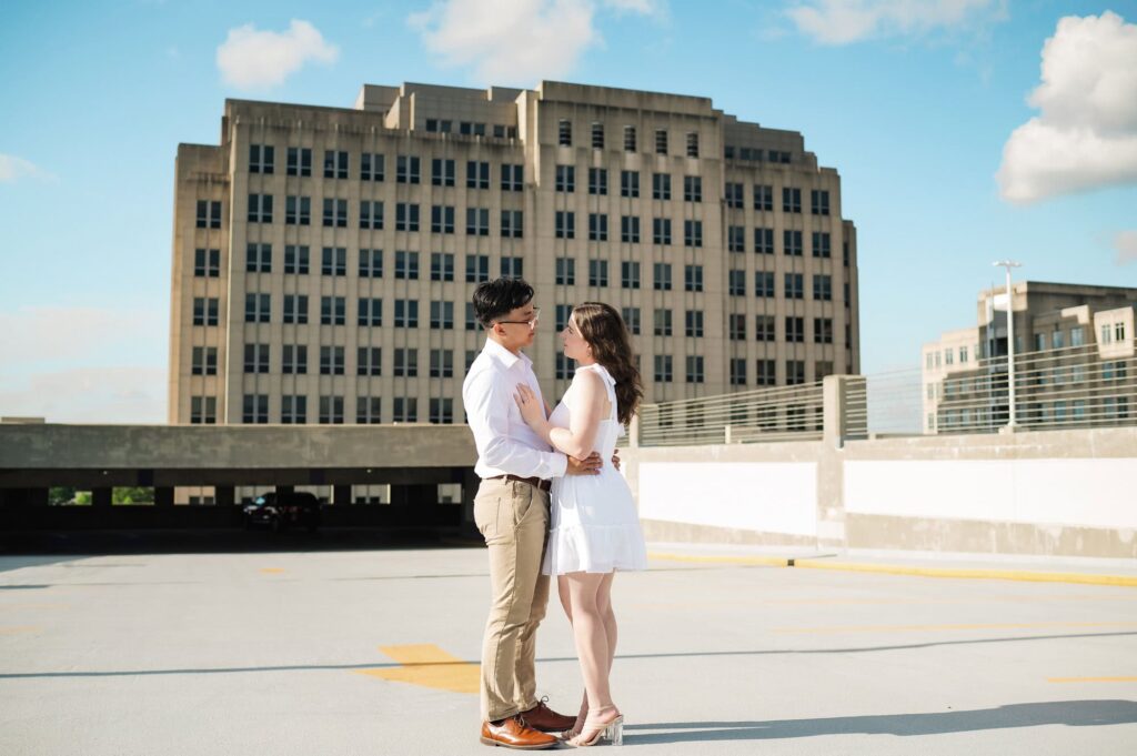 Engagement Portraits in Downtown Baton Rouge, Louisiana
