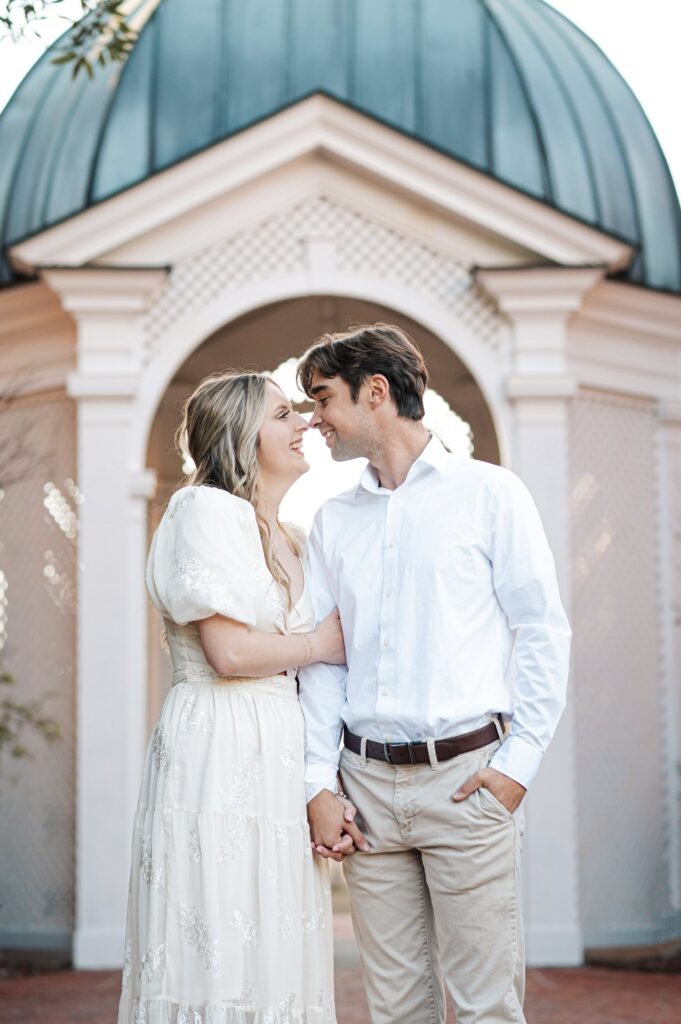 Engagement Portraits at The New Orleans Botanical Garden in Louisiana