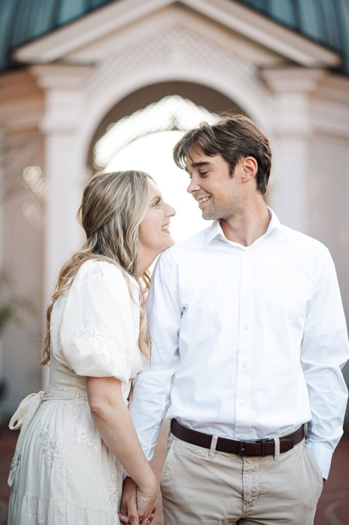 Engagement Portraits at The New Orleans Botanical Garden in Louisiana