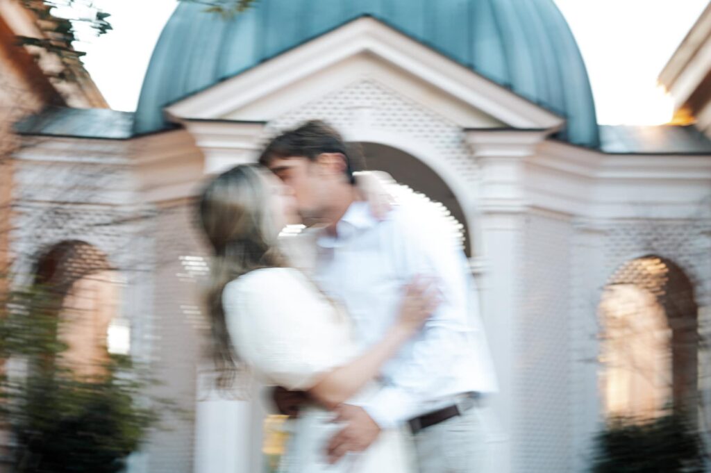 Engagement Portraits at The New Orleans Botanical Garden in Louisiana