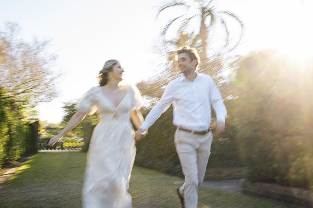 Engagement Portraits at The New Orleans Botanical Garden in Louisiana