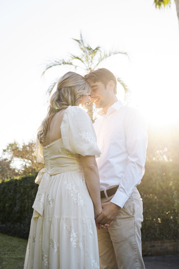 Engagement Portraits at The New Orleans Botanical Garden in Louisiana