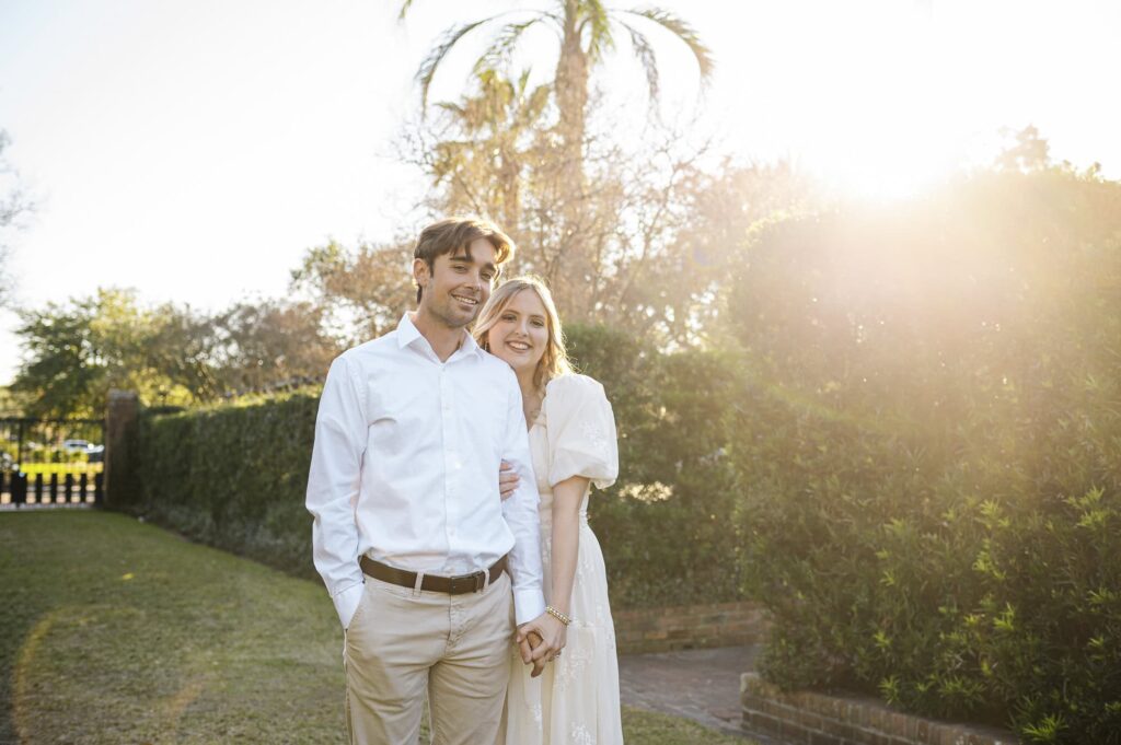 Engagement Portraits at The New Orleans Botanical Garden in Louisiana
