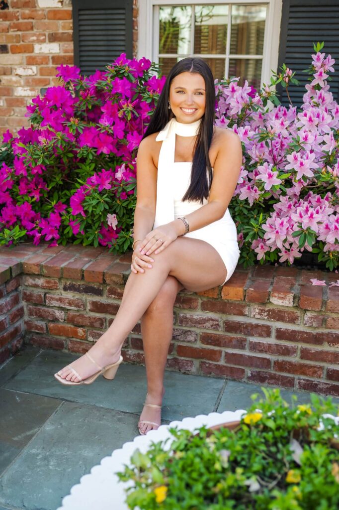 LSU Senior Graduation Portraits at Tri Delta House at LSU in Baton Rouge, LA
