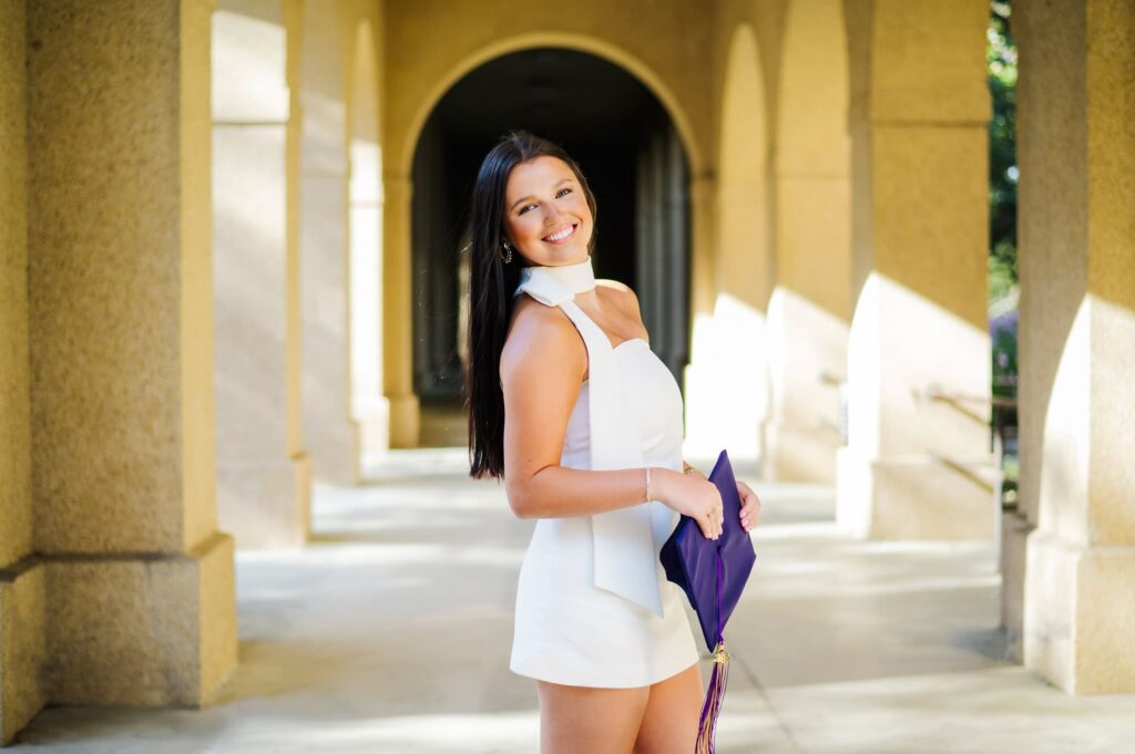 LSU Senior Graduation Portraits in the Quad at LSU in Baton Rouge, LA