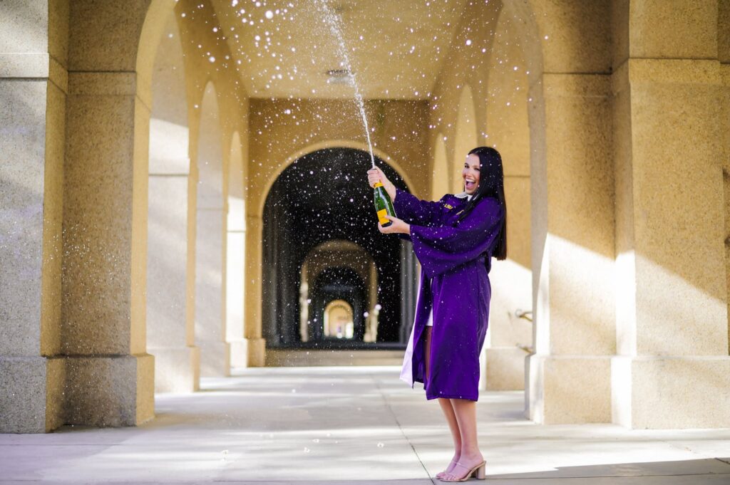 LSU Senior Graduation Portraits in the Quad at LSU in Baton Rouge, LA