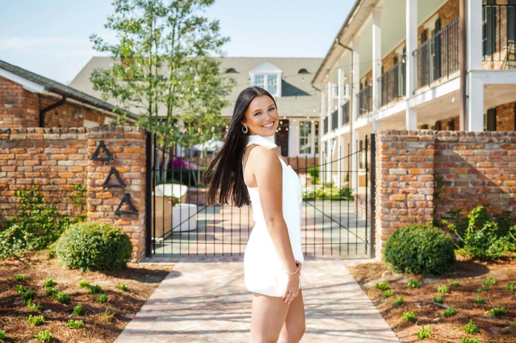 LSU Senior Graduation Portraits at Tri Delta House at LSU in Baton Rouge, LA