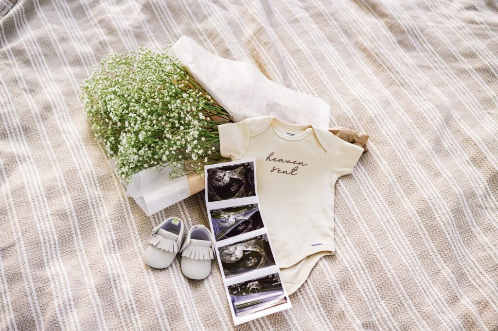 Baby Announcement in Arsenal Park near the State Capital in Baton Rouge, Louisiana