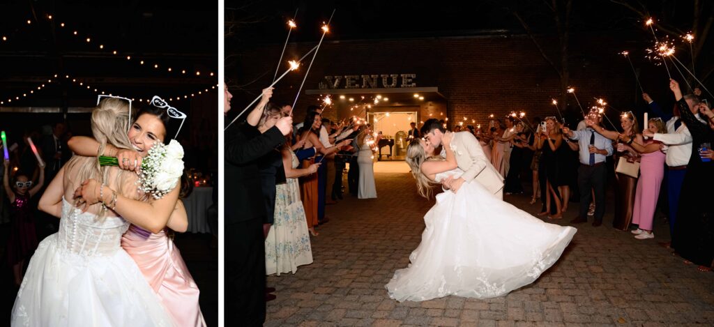 Wedding Exit and Reception at the Venue in Hattiesburg, Mississippi